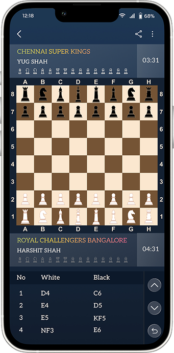 Chess Match Scheduling App