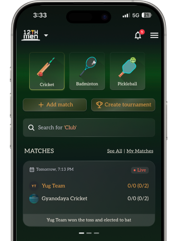 The 12th Men mobile app