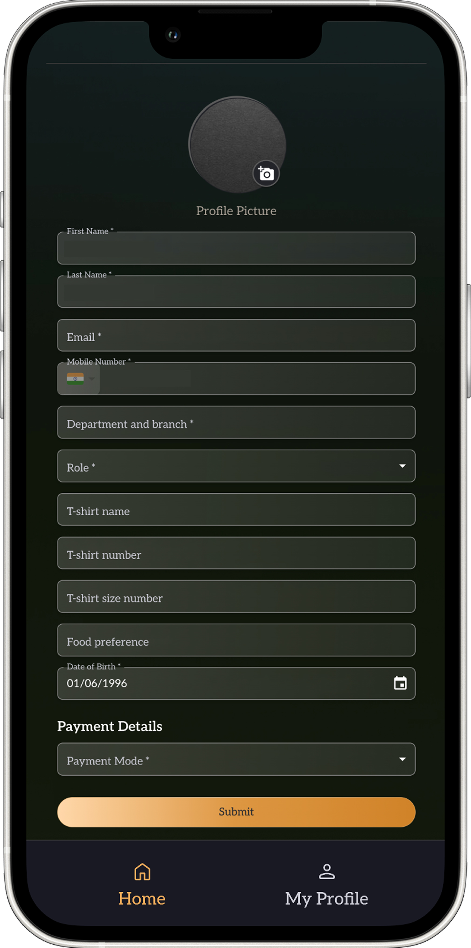 Player Registration